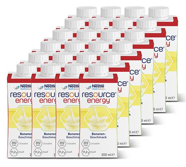 Resource Energy Banane, 6 x 4 x 200 ml